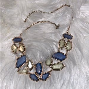 Gemstone statement necklace